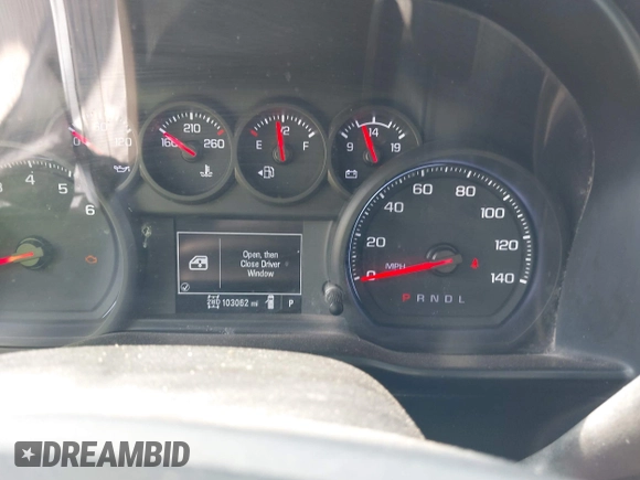 2020 Chevrolet Silverado 1500 Work Truck with VIN 1GCRYAEF5LZ177176, listed as a IAAI auction lot 41895721 with 103,062 mi miles and . Bid and sale history available at DreamBid. Image 7.