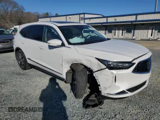 2022 Acura MDX w/Technology Package with VIN 5J8YE1H43NL032577, listed as a Copart auction lot 89393715 with 41,181 mi miles and Salvage Title. Bid and sale history available at carsss.com. Image 4.