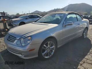 2005 Mercedes-Benz CLK-Class 3.2L with VIN WDBTK65J75F122191, listed as a Copart auction lot 77580334 with 51,439 mi miles and Salvage Title. Bid and sale history available at carsss.com. Image 1.
