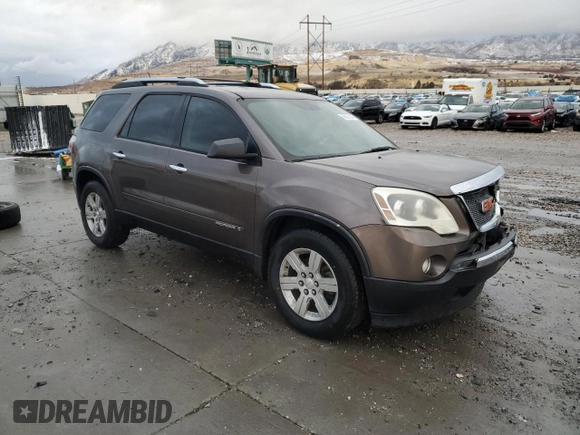 2008 GMC Acadia SLE1 with VIN 1GKEV13788J174866, listed as a Copart auction lot 86657394 with Not Provided miles and Salvage Title. Bid and sale history available at DreamBid. Image 4.