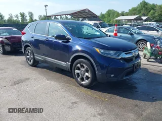 2017 Honda CR-V EX with VIN 2HKRW2H54HH682784, listed as a IAAI auction lot 42117213 with 133,860 mi miles. Bid and sale history available at carsss.com. Image 1.