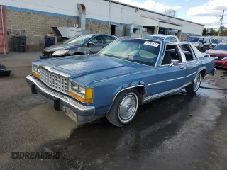 1987 Ford Ltd Crown Victoria with VIN 2FABP73F5HX115600, listed as a Copart auction lot 74781524 with 21,565 mi miles and Salvage Title. Bid and sale history available at carsss.com. Image 1.