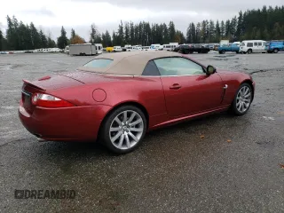 2008 Jaguar XK with VIN SAJWA44B885B23493, listed as a Copart auction lot 78946284 with 38,182 mi miles and Salvage Title. Bid and sale history available at carsss.com. Image 3.