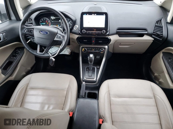 2019 Ford EcoSport Titanium with VIN MAJ3S2KE0KC274771, listed as a Copart auction lot 48103224 with 36,121 mi miles and Salvage Title. Bid and sale history available at DreamBid. Image 8.