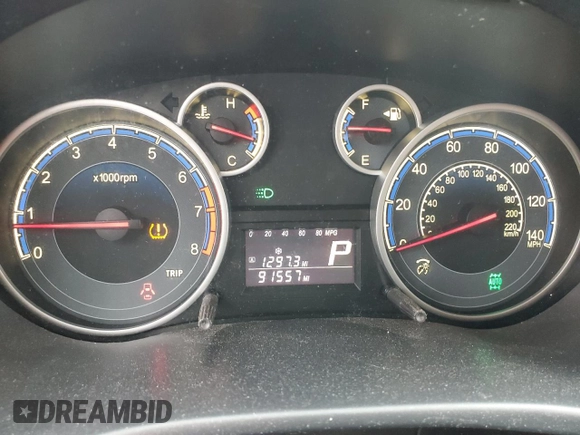 2012 Suzuki SX4 Crossover with VIN JS2YB5A30C6306884, listed as a Copart auction lot 86396074 with 91,557 mi miles and Salvage Title. Bid and sale history available at carsss.com. Image 9.