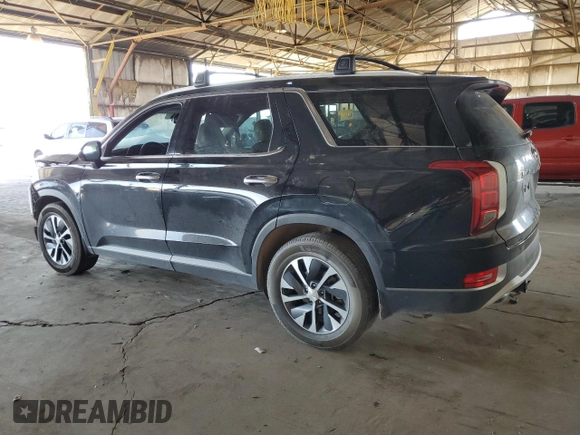 2021 Hyundai Palisade SEL z VIN KM8R24HEXMU181272, wystawiony jako Copart lot #73129624 z przebiegiem 118 541 mil mil oraz Szkoda całkowita • Salvage title. Historia ofert i sprzedaży dostępna na DreamBid. Obrazek 2.
