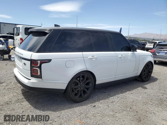2019 Land Rover Range Rover z VIN SALGS2RE3KA547742, wystawiony jako Copart lot #56717635 z przebiegiem 72 080 mil mil oraz Szkoda całkowita • Salvage title. Historia ofert i sprzedaży dostępna na DreamBid. Obrazek 3.