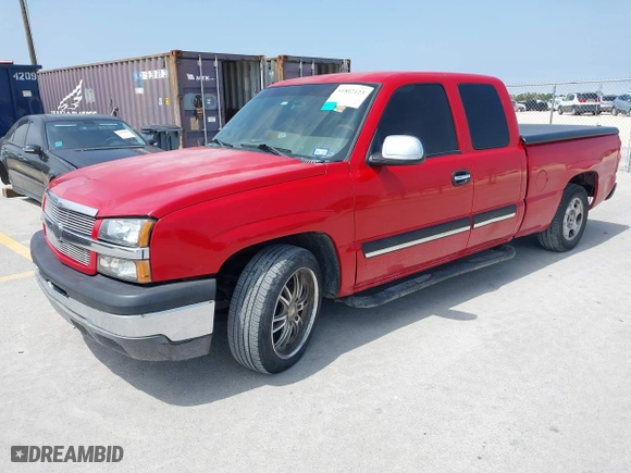 2004 Chevrolet Silverado 1500 Work Truck with VIN 1GCEC19X74Z230476, listed as a IAAI auction lot 41802123 with 242,453 mi miles. Bid and sale history available at carsss.com. Image 2.