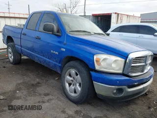 2008 Dodge Ram 1500 SLT with VIN 1D7HA18248S579155, listed as a IAAI auction lot 41412642 with 177,128 mi miles. Bid and sale history available at carsss.com. Image 1.