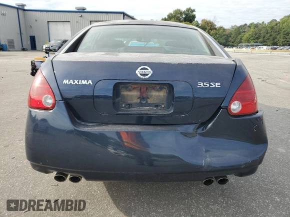 2006 Nissan Maxima 3.5 SE with VIN 1N4BA41E16C822617, listed as a Copart auction lot 70739594 with 153,826 mi miles and Salvage Title. Bid and sale history available at carsss.com. Image 6.