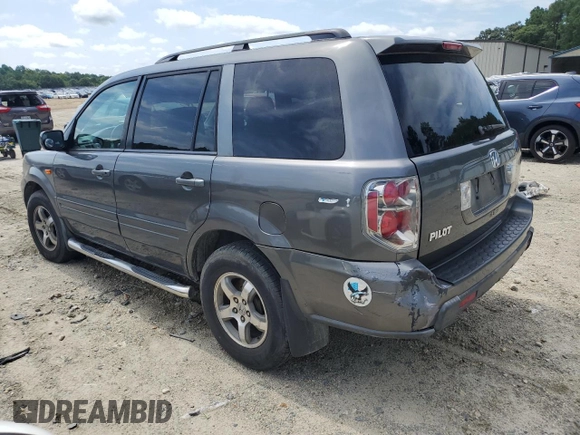 2007 Honda Pilot EX-L with VIN 2HKYF18537H536008, listed as a Copart auction lot 65339965 with 123,456 mi miles and Clean title. Bid and sale history available at DreamBid. Image 2.