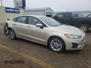 2019 Ford Fusion SE with VIN 3FA6P0HD3KR172335, listed as a Copart auction lot 86637504 with 22,860 mi miles and Salvage Title. Bid and sale history available at carsss.com. Image 4.