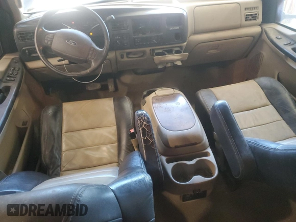 2005 Ford Excursion Eddie Bauer z VIN 1FMSU45P05ED40748, wystawiony jako Copart lot #55060805 z przebiegiem 286 908 mil mil oraz Szkoda całkowita • Salvage title. Historia ofert i sprzedaży dostępna na DreamBid. Obrazek 8.