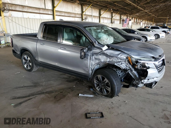 2017 Honda Ridgeline RTL-T with VIN 5FPYK2F6XHB011712, listed as a Copart auction lot 58451145 with 147,720 mi miles and Salvage title. Bid and sale history available at DreamBid. Image 4.