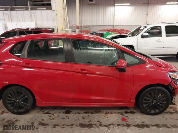 2018 Honda Fit Sport with VIN 3HGGK5H62JM705249, listed as a IAAI auction lot 41225411 with 26,612 mi miles. Bid and sale history available at carsss.com. Image 14.