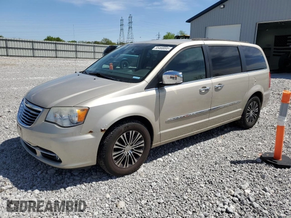 2013 Chrysler Town & Country Touring L with VIN 2C4RC1CG5DR757582, listed as a Copart auction lot 55468895 with 210,855 mi miles and Clean Title. Bid and sale history available at DreamBid. Image 1.