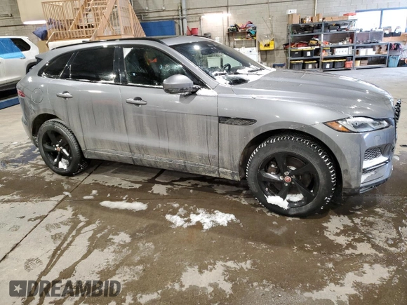 2021 Jaguar F-Pace S with VIN SADCJ2EX9MA683249, listed as a Copart auction lot 45011085 with 98,463 mi miles and Salvage title. Bid and sale history available at DreamBid. Image 4.