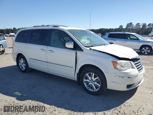 2010 Chrysler Town & Country Limited with VIN 2A4RR7DXXAR398851, listed as a Copart auction lot 50356105 with 181,565 mi miles and Salvage Title. Bid and sale history available at carsss.com. Image 4.