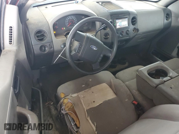2005 Ford F-150 STX with VIN 1FTRX14W75FB71761, listed as a Copart auction lot 89287275 with 316,958 mi miles and Salvage Title. Bid and sale history available at carsss.com. Image 8.