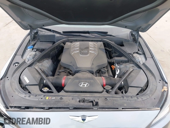 2015 Hyundai Genesis 5.0L with VIN KMHGN4JF1FU096051, listed as a IAAI auction lot 41771204 with 74,038 mi miles. Bid and sale history available at carsss.com. Image 10.
