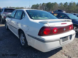 2001 Chevrolet Impala LS with VIN 2G1WH55K219250334, listed as a IAAI auction lot 41832721 with 1 mi miles. Bid and sale history available at carsss.com. Image 3.