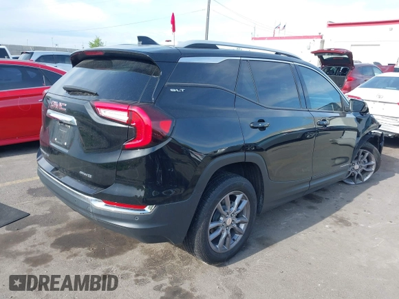 2022 GMC Terrain SLT with VIN 3GKALVEV5NL110604, listed as a IAAI auction lot 42113494 with 34,277 mi miles and . Bid and sale history available at DreamBid. Image 4.
