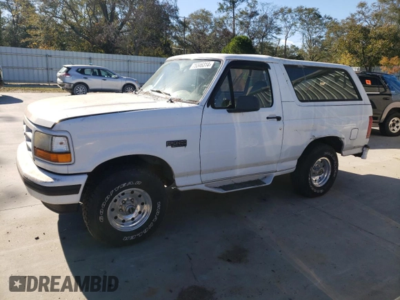 1996 Ford Bronco XL с VIN 1FMEU15N4TLB67027, выставлен на аукционе Copart как лот 75346314 с пробегом 185 224 миль миль и Списание • Salvage title. История ставок и продаж доступна на DreamBid. Изображение 1.