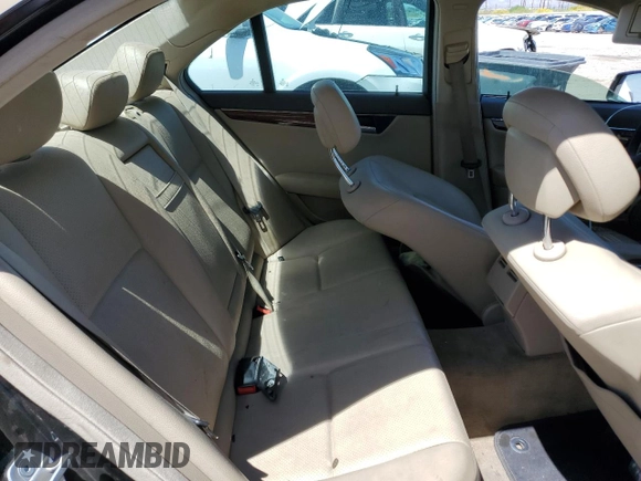2011 Mercedes-Benz C 300 Sport with VIN WDDGF8BB5BR169204, listed as a Copart auction lot 51707235 with 141,065 mi miles and Salvage Title. Bid and sale history available at carsss.com. Image 10.