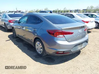 2019 Hyundai Elantra SE with VIN KMHD74LFXKU827774, listed as a IAAI auction lot 41966329 with 117,139 mi miles and . Bid and sale history available at DreamBid. Image 3.