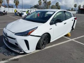 2022 Toyota Prius L Eco with VIN JTDKAMFU5N3174854, listed as a IAAI auction lot 41816230 with 93,444 mi miles. Bid and sale history available at carsss.com. Image 18.