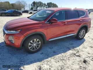 2020 Hyundai Santa Fe SEL with VIN 5NMS33AD7LH212367, listed as a Copart auction lot 46372605 with 54,894 mi miles and Salvage Title. Bid and sale history available at carsss.com. Image 1.