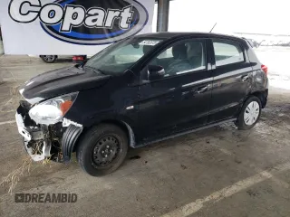 2020 Mitsubishi Mirage ES z VIN ML32A3HJ8LH010918, wystawiony jako Copart lot #54762075 z przebiegiem 11 245 mil mil oraz Czysty tytuł • Clean title. Historia ofert i sprzedaży dostępna na DreamBid. Obrazek 1.
