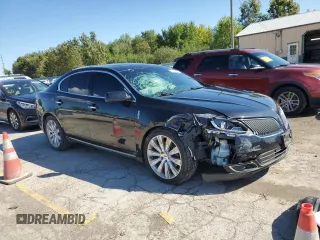 2013 Lincoln MKS EcoBoost with VIN 1LNHL9FT9DG612206, listed as a Copart auction lot 73112854 with Not Provided miles and Salvage Title. Bid and sale history available at DreamBid. Image 4.