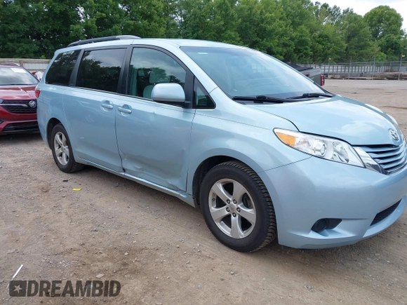 2017 Toyota Sienna LE Auto Access Seat with VIN 5TDKZ3DC5HS831376, listed as a IAAI auction lot 42508517 with 80,560 mi miles and . Bid and sale history available at DreamBid. Image 1.