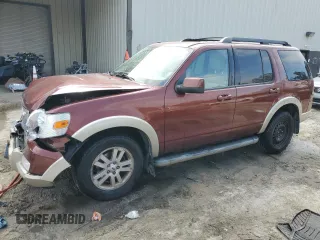 2010 Ford Explorer Eddie Bauer z VIN 1FMEU7E83AUA69823, wystawiony jako Copart lot #49108195 z przebiegiem 150 407 mil mil oraz Szkody całkowita. Historia ofert i sprzedaży dostępna na DreamBid. Obrazek 1.