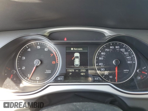 2016 Audi allroad Premium Plus with VIN WA1UFAFL6GA016502, listed as a Copart auction lot 53763264 with 115,079 mi miles and Salvage Title. Bid and sale history available at carsss.com. Image 9.