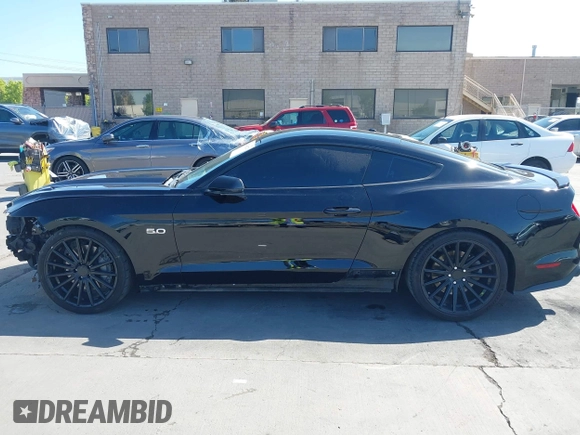 2015 Ford Mustang GT with VIN 1FA6P8CF8F5355875, listed as a IAAI auction lot 42146274 with 48,471 mi miles and . Bid and sale history available at carsss.com. Image 15.