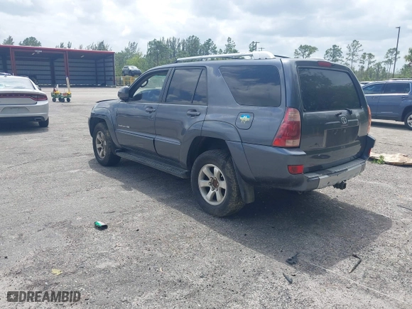 2005 Toyota 4Runner SR5 with VIN JTEBU14R258046817, listed as a IAAI auction lot 41909218 with 96,550 mi miles. Bid and sale history available at carsss.com. Image 3.
