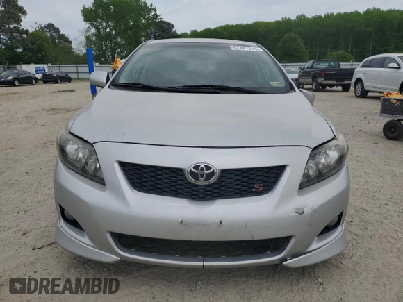 2010 Toyota Corolla with VIN 2T1BU4EE0AC462252, listed as a Copart auction lot 52487745 with 160,893 mi miles and Salvage Title. Bid and sale history available at carsss.com. Image 5.