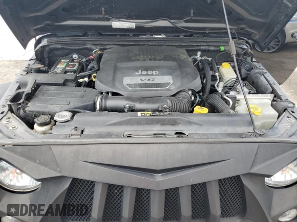 2017 Jeep Wrangler Unlimited Sport with VIN 1C4HJWDG0HL601932, listed as a Copart auction lot 56894835 with 178,525 mi miles and Salvage title. Bid and sale history available at DreamBid. Image 12.