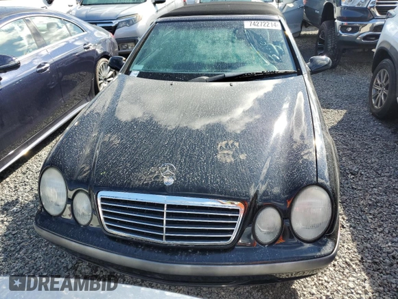 1999 Mercedes-Benz CLK 320/430 z VIN WDBLK65G1XT027392, wystawiony jako Copart lot #74272214 z przebiegiem Nie podano mil oraz Szkoda całkowita • Salvage title. Historia ofert i sprzedaży dostępna na DreamBid. Obrazek 5.