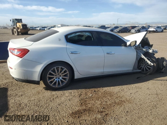 2014 Maserati Ghibli S Q4 z VIN ZAM57RTAXE1092970, wystawiony jako Copart lot #48617585 z przebiegiem 92 976 mil mil oraz Szkoda całkowita • Salvage title. Historia ofert i sprzedaży dostępna na DreamBid. Obrazek 3.