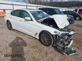 2018 BMW 5 Series 530i with VIN WBAJA5C5XJWA56855, listed as a IAAI auction lot 41128814 with Not Provided miles and . Bid and sale history available at DreamBid. Image 1.