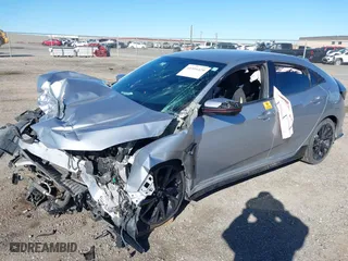 2018 Honda Civic Hatchback Sport with VIN SHHFK7H42JU217426, listed as a IAAI auction lot 41316429 with 1 mi miles. Bid and sale history available at carsss.com. Image 18.