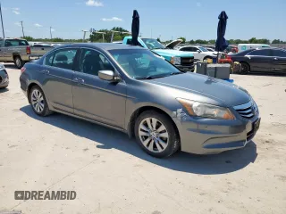 2012 Honda Accord EX with VIN 1HGCP2F77CA165598, listed as a Copart auction lot 61184235 with 163,258 mi miles and Salvage title. Bid and sale history available at DreamBid. Image 4.