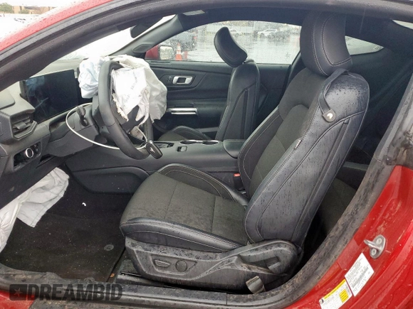 2024 Ford Mustang EcoBoost with VIN 1FA6P8TH4R5127121, listed as a Copart auction lot 54577355 with 0 mi miles and Clean Title. Bid and sale history available at carsss.com. Image 7.