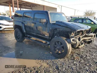 2009 Hummer H3 SUV Luxury with VIN 5GTEN13EX98103468, listed as a Copart auction lot 87865715 with 163,018 mi miles and Salvage Title. Bid and sale history available at carsss.com. Image 4.