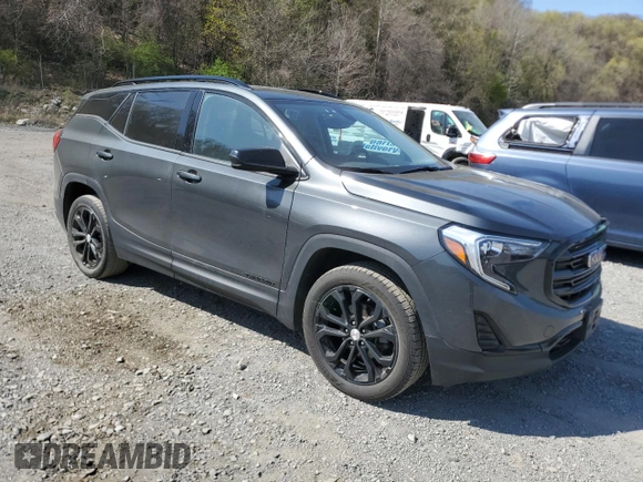 2020 GMC Terrain SLE with VIN 3GKALTEVXLL127559, listed as a Copart auction lot 54295035 with 63,677 mi miles and Salvage Title. Bid and sale history available at carsss.com. Image 4.