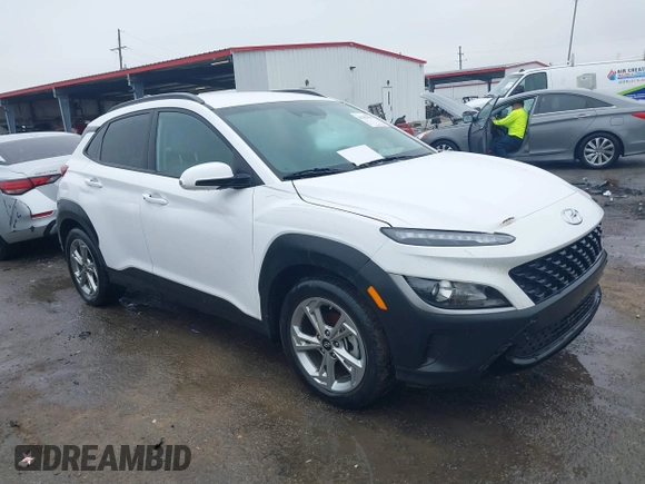 2023 Hyundai Kona SEL with VIN KM8K62AB6PU040648, listed as a IAAI auction lot 41363527 with Not Provided miles and . Bid and sale history available at DreamBid. Image 1.