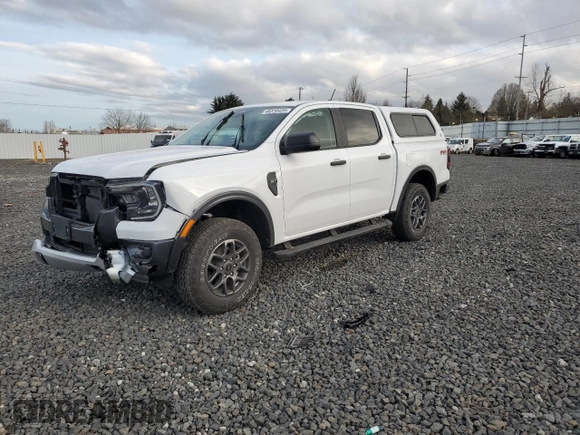 2024 Ford Ranger XLT with VIN 1FTER4HH5RLE15159, listed as a Copart auction lot 46310435 with 1,858 mi miles and Salvage Title. Bid and sale history available at carsss.com. Image 1.
